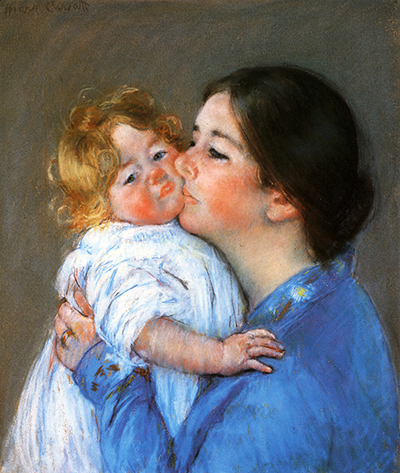 A Kiss for Baby Anne Mary Cassatt